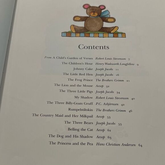 Tomie DePaolas Favorite Nursery Tales, Vintage Hardcover Book Story Compilation - Picture 7 of 10